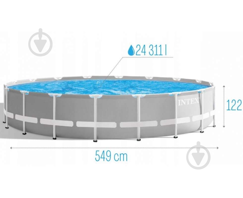 Бассейн каркасный Intex 24311 л 26732 - фото 9