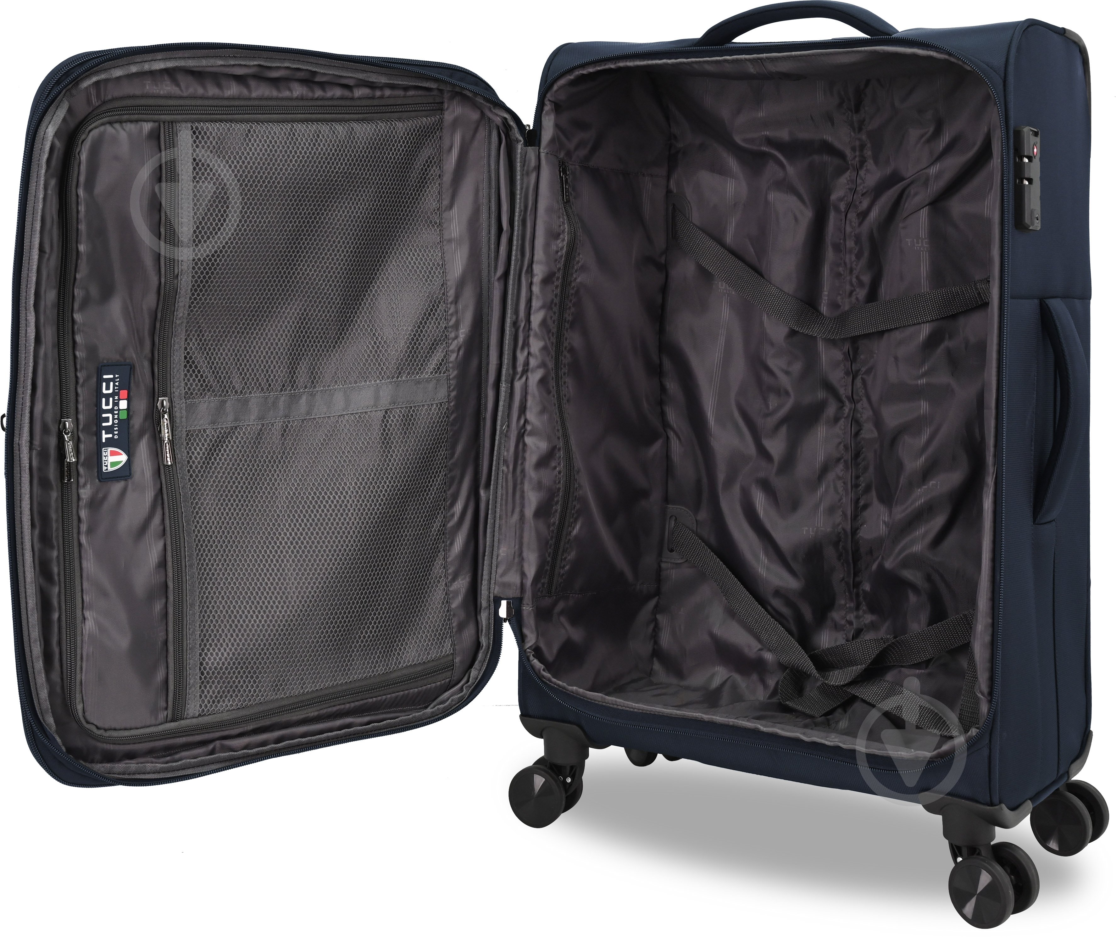 Чемодан Tucci MS-3004R L 88 л синий - фото 6 Чемодан Tucci MS-3004R L 88 л синий - фото 6