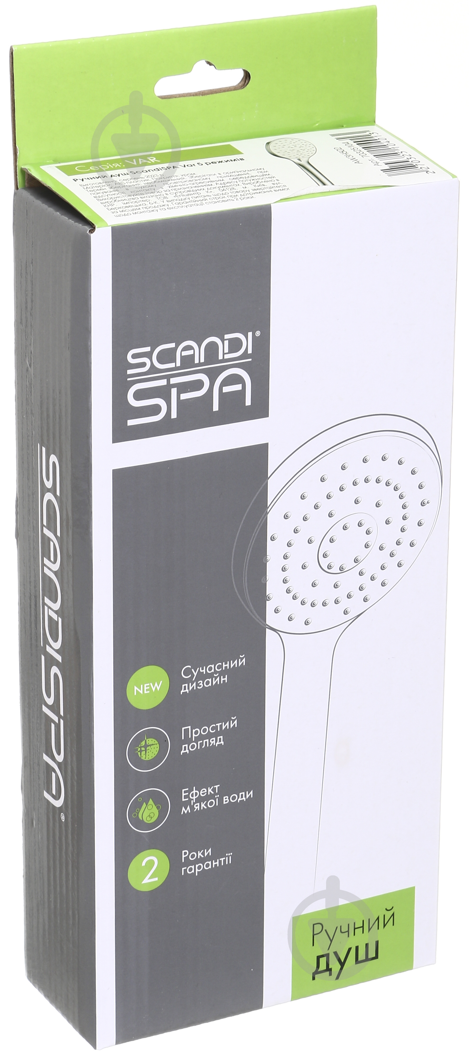 Лейка для душа ScandiSPA Var 5 режимов AW3H502 - фото 4 Лейка для душа ScandiSPA Var 5 режимов AW3H502 - фото 4