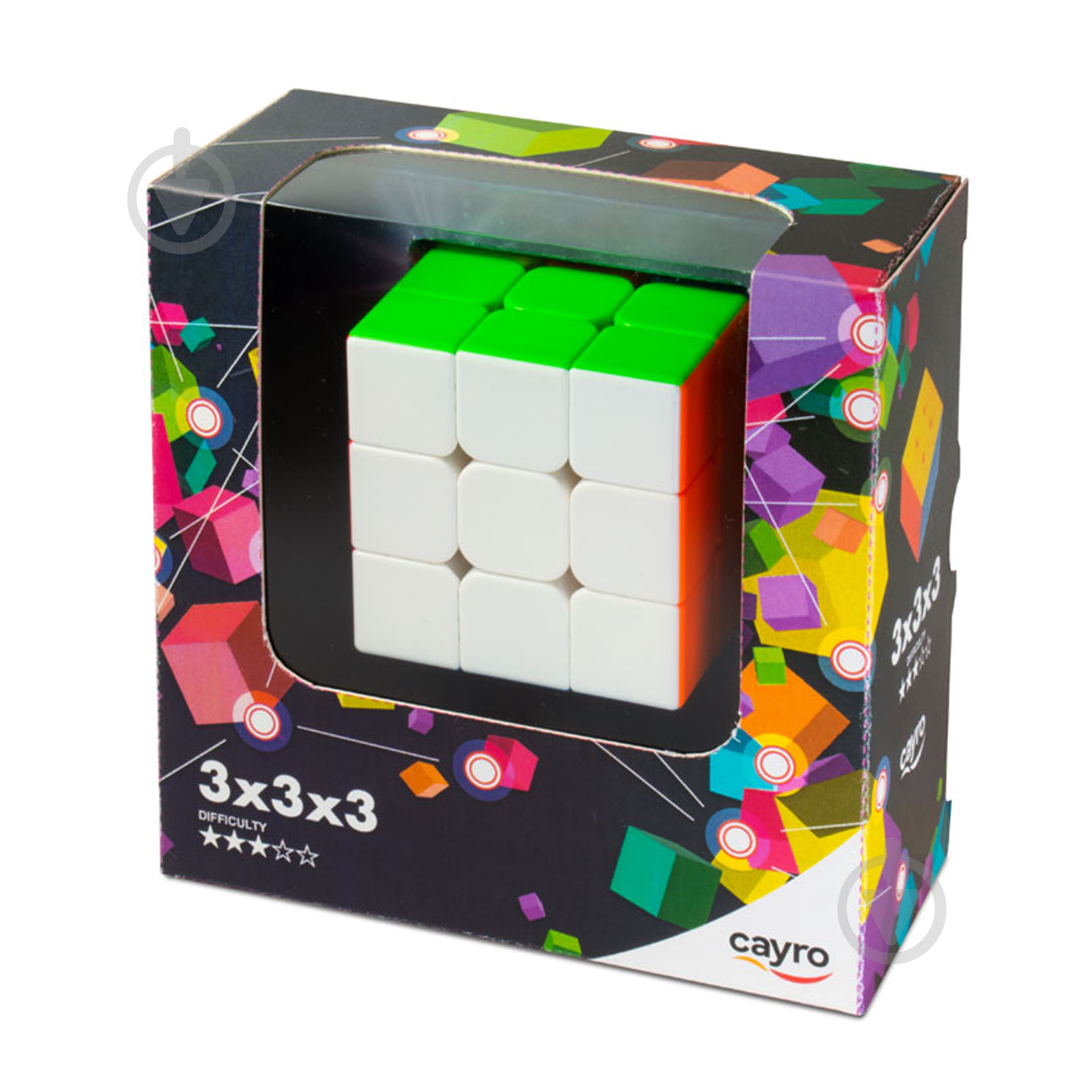 Головоломка CAYRO Куб 3х3 классический 8306 - фото 1 Головоломка CAYRO Куб 3х3 классический 8306 - фото 1
