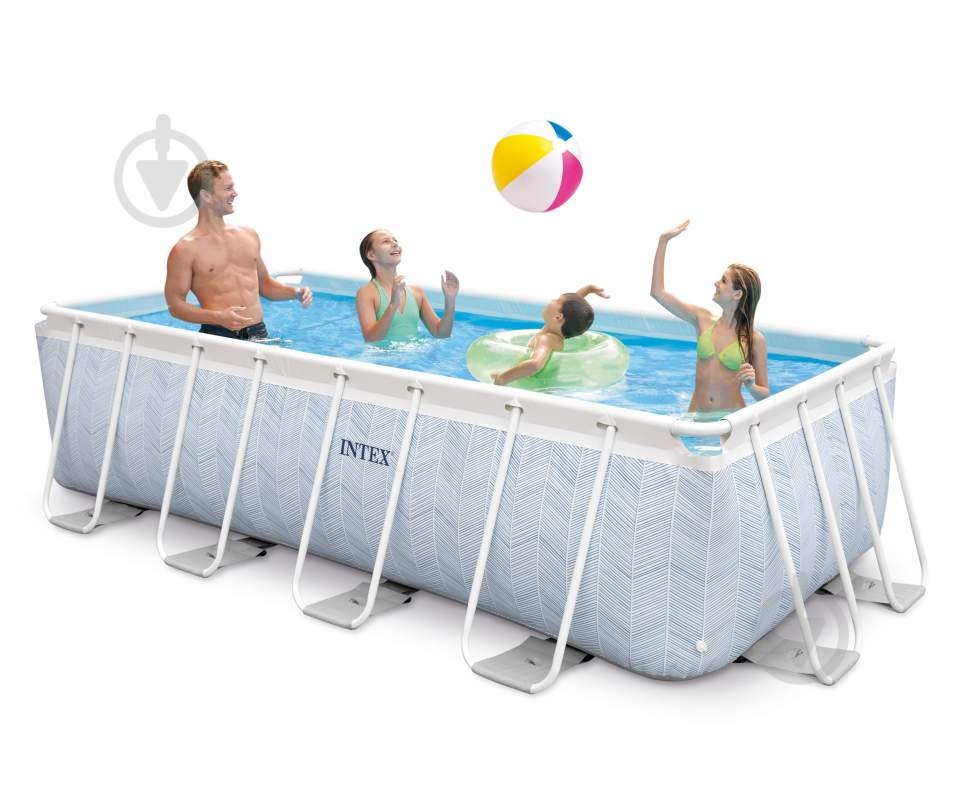 Басейн каркасний Intex Chevron Prism Frame 6836 л 26780 - фото 4 Басейн каркасний Intex Chevron Prism Frame 6836 л 26780 - фото 4