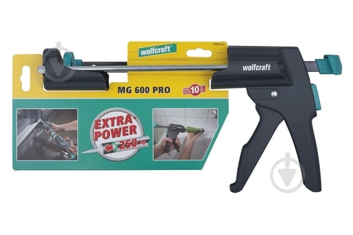 Пистолет для герметика Wolfcraft MG 600 PRO 4356000 - фото 11