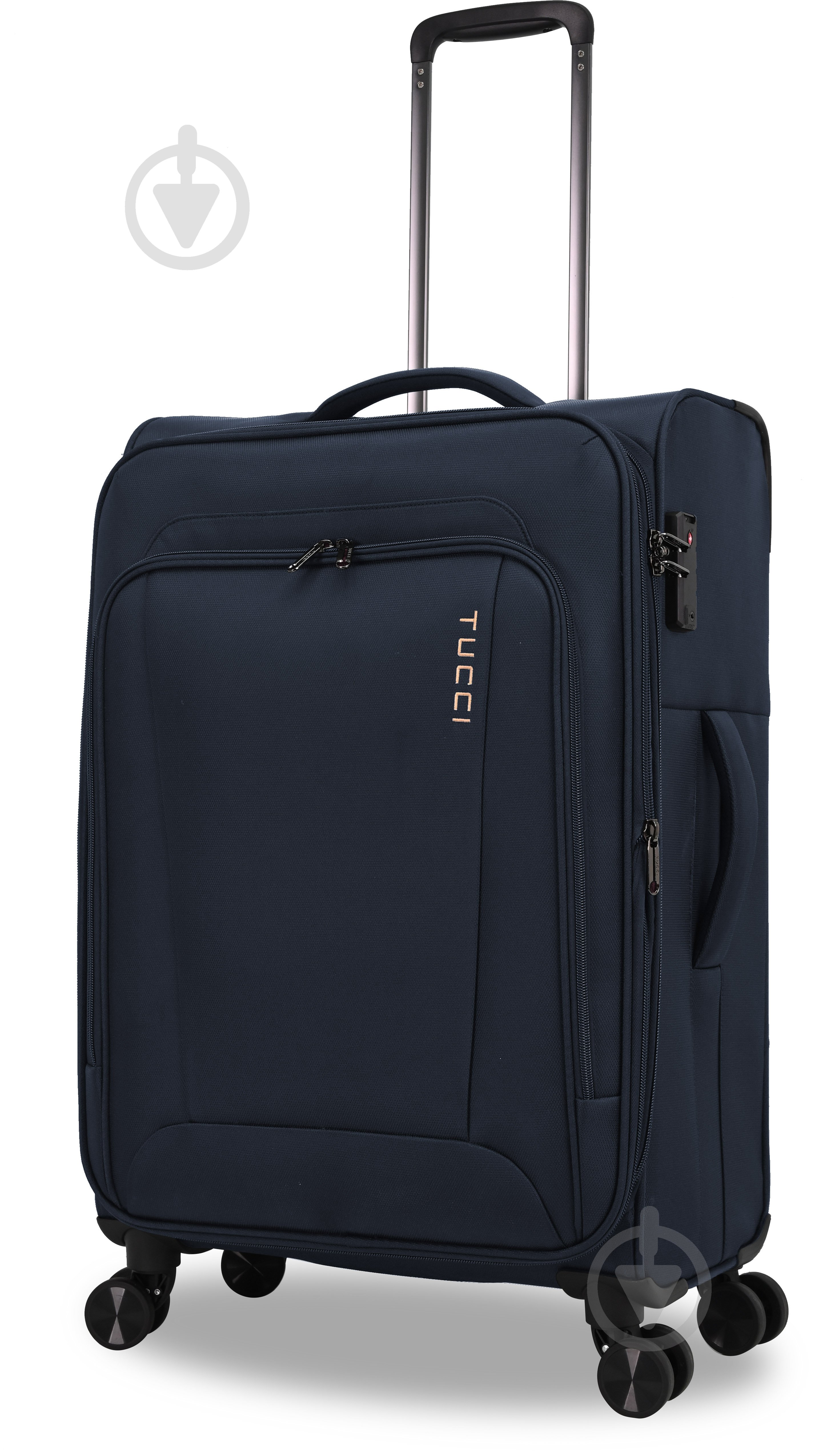Чемодан Tucci MS-3004R M 62 л синий - фото 1