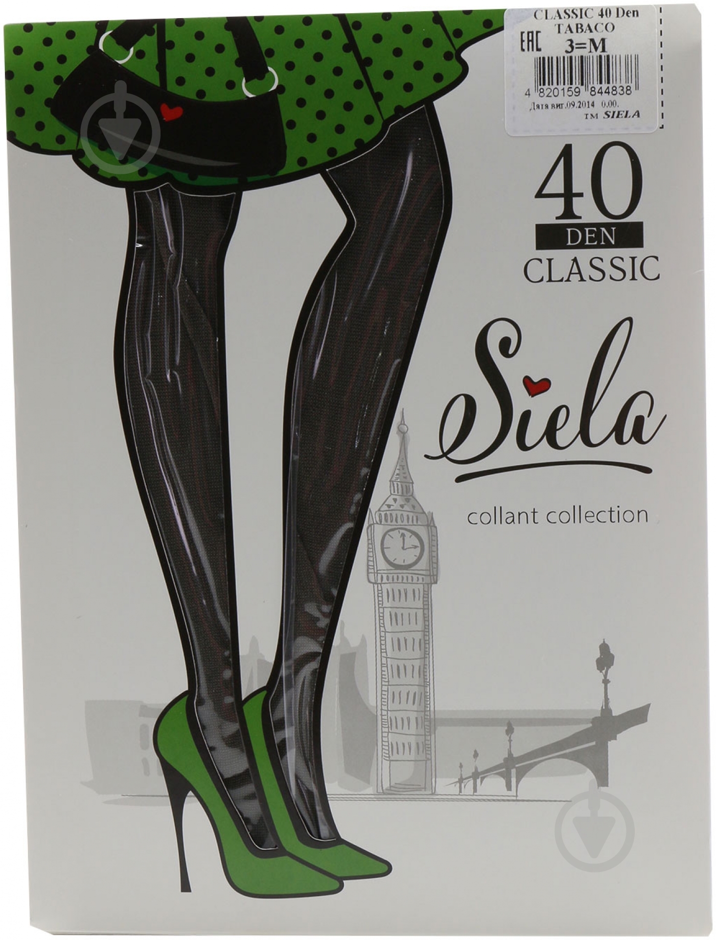 Колготки SIELA CLASSIC 40 den tabaco р. 3 коричневый - фото 1