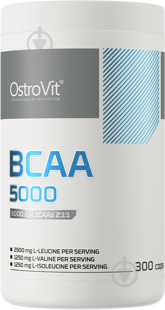 Аминокислотная смесь Ostrovit BCAA без вкуса 5000 мг 60 порц. - фото 1 Аминокислотная смесь Ostrovit BCAA без вкуса 5000 мг 60 порц. - фото 1
