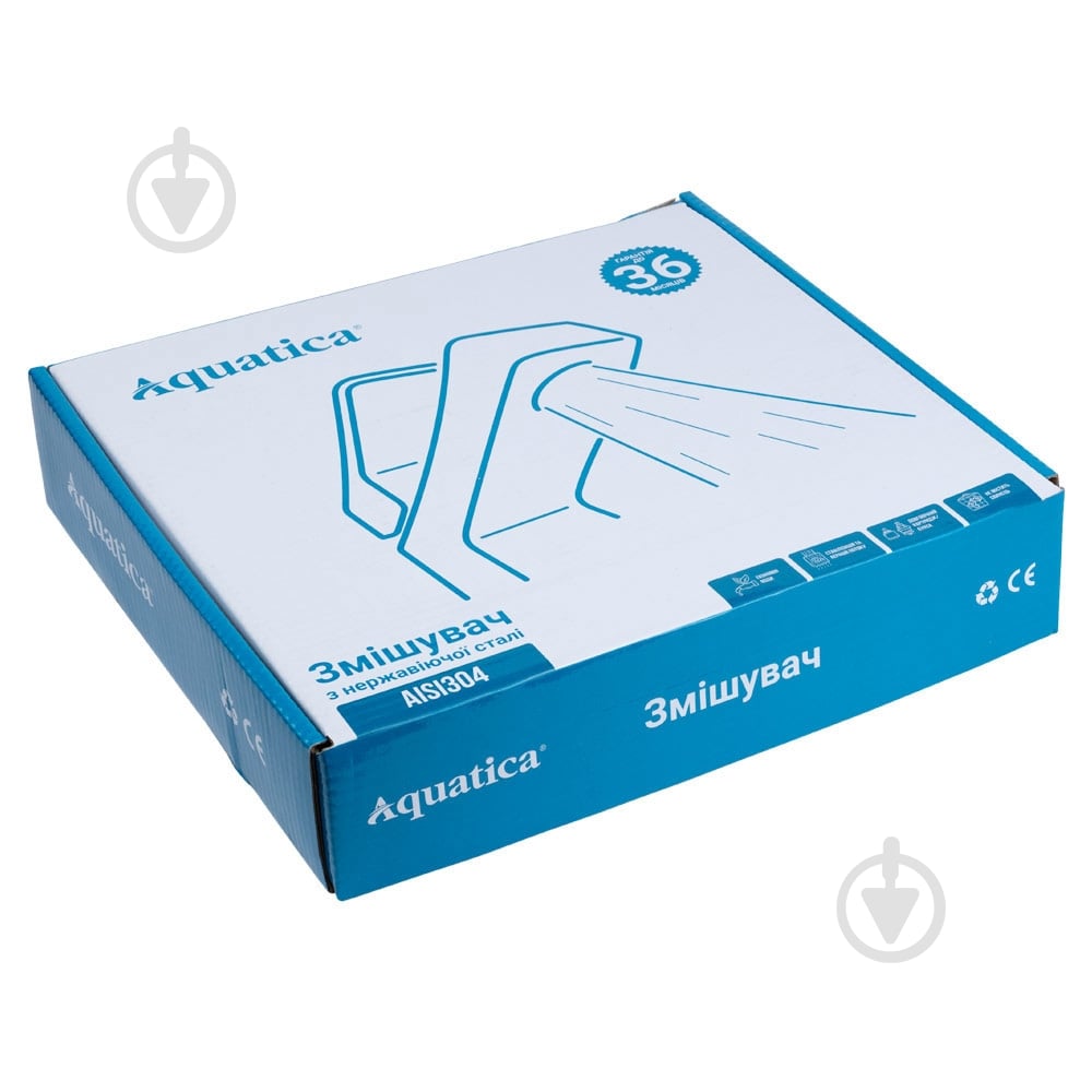 Змішувач для кухні Aquatica гусак з виходом для питної води KT Ø 36(KT-4B770P) - фото 8 Змішувач для кухні Aquatica гусак з виходом для питної води KT Ø 36(KT-4B770P) - фото 8