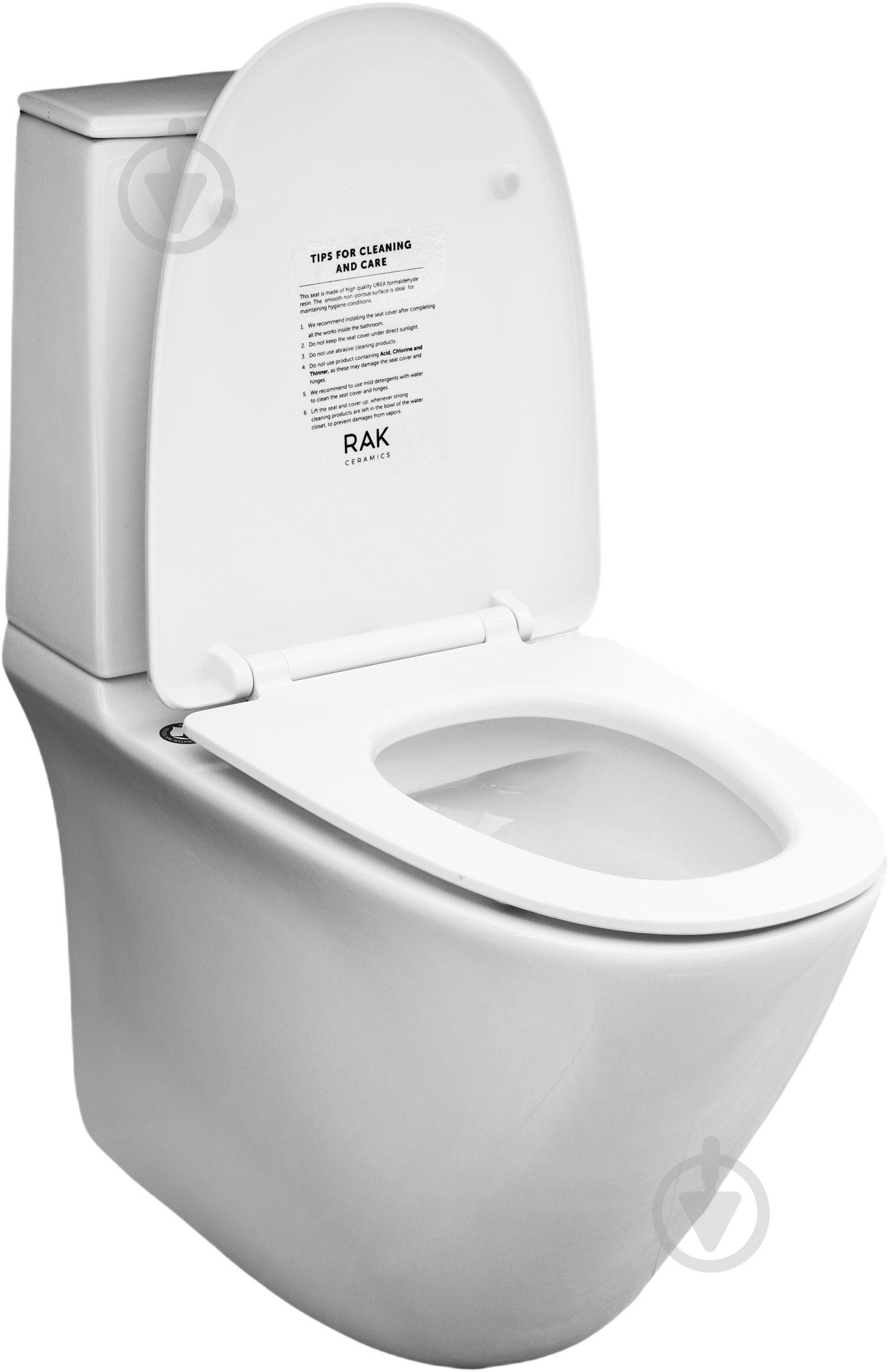 Унітаз-компакт R.A.K. SENSATION RIMLESS з сидінням S/C - фото 1 Унітаз-компакт R.A.K. SENSATION RIMLESS з сидінням S/C - фото 1