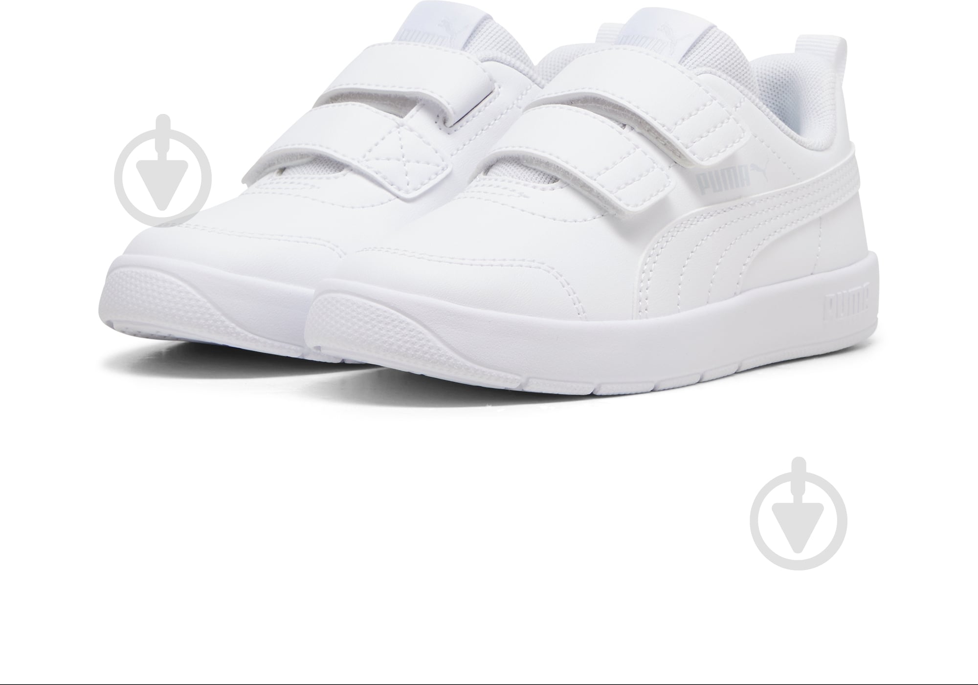 Кросівки дитячі демісезонні Puma COURTFLEX V3 V PS 39764202 р.33 білі - фото 3
