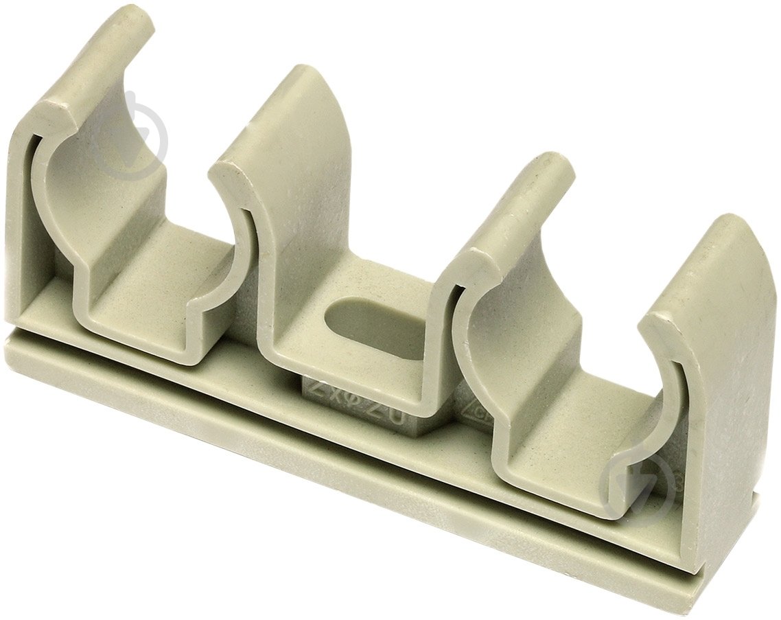 Кріплення для труб Wavin подвійне 20 мм - фото 1