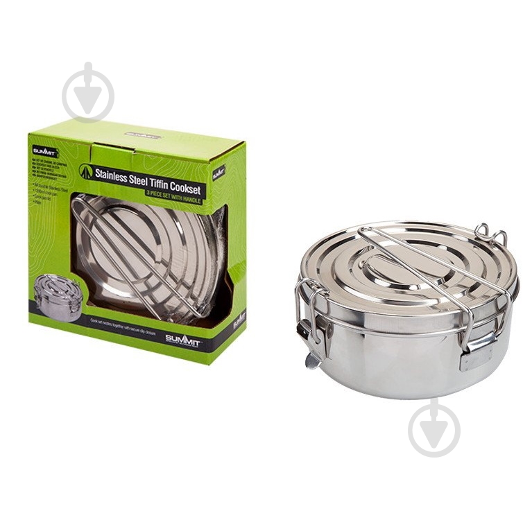 Набор посуды Summit 1,5 л Tiffin Cookset сталь1.5 л 3 предмета - фото 2