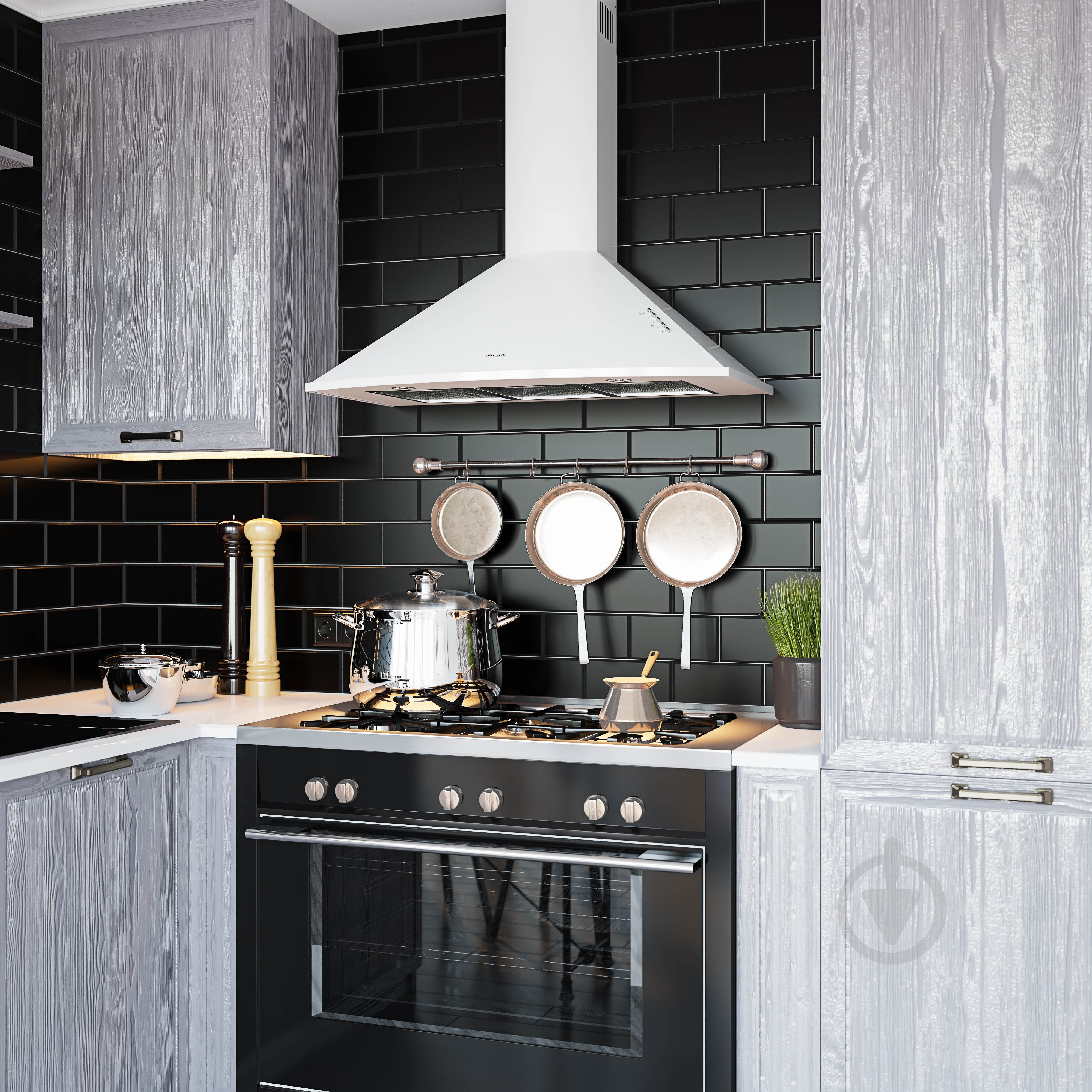 Вытяжка Eleyus Bora 1200 LED SMD 90 WH - фото 20