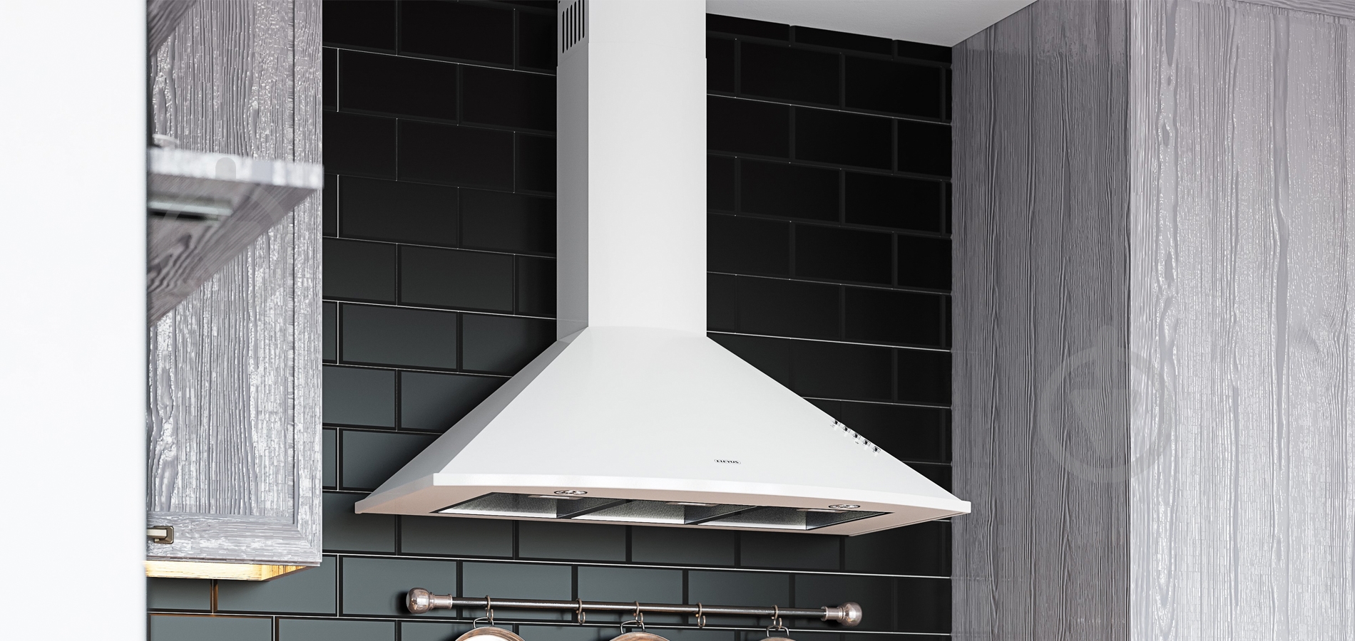 Вытяжка Eleyus Bora 1200 LED SMD 90 WH - фото 24