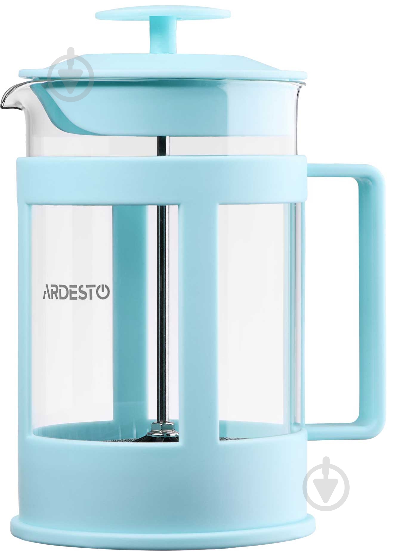 Френч-прес Ardesto Fresh 800 мл блакитний тіффані AR1008TF - фото 1