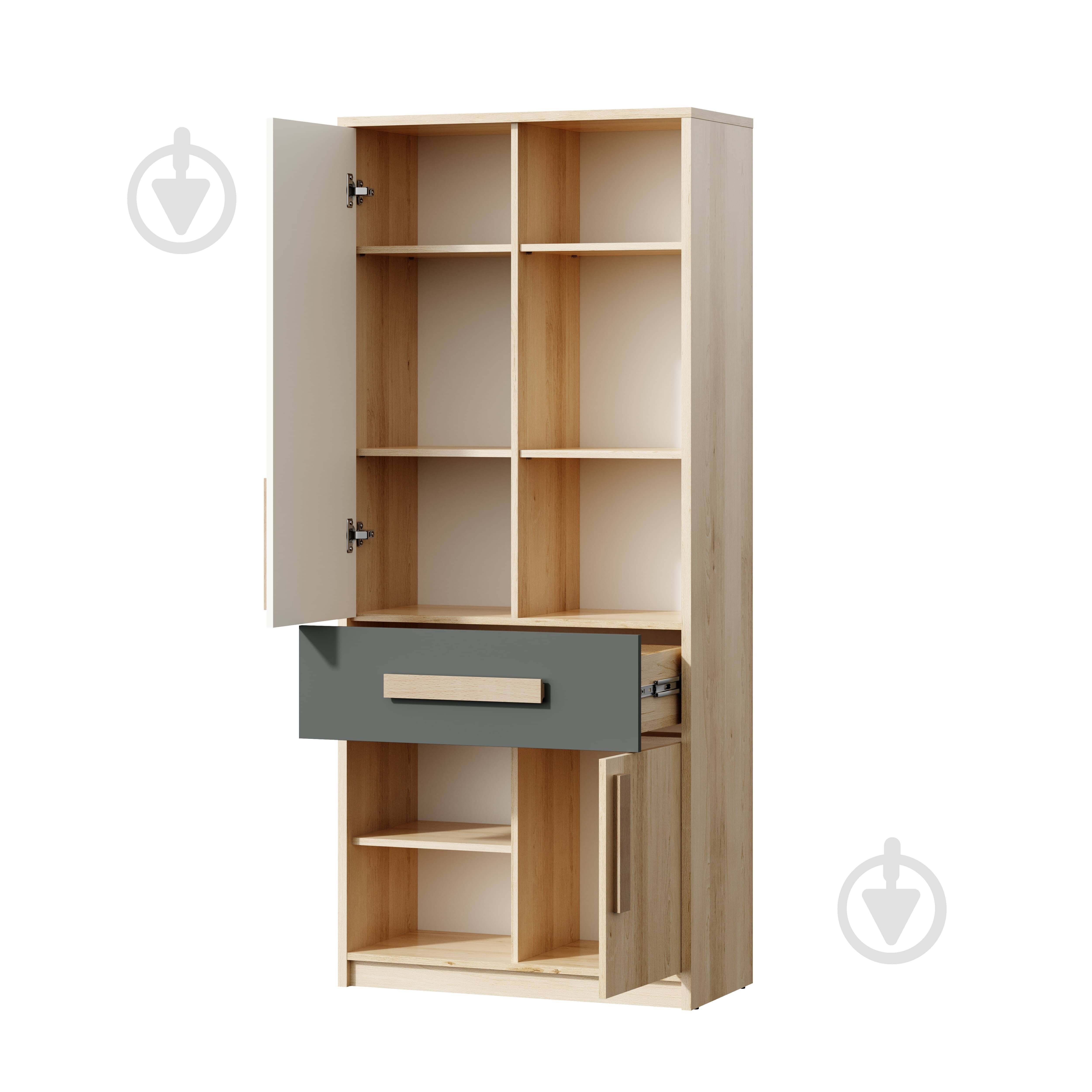 Шкаф SOKME афа Айго 2Д/1Ш бук - фото 2 Шкаф SOKME афа Айго 2Д/1Ш бук - фото 2