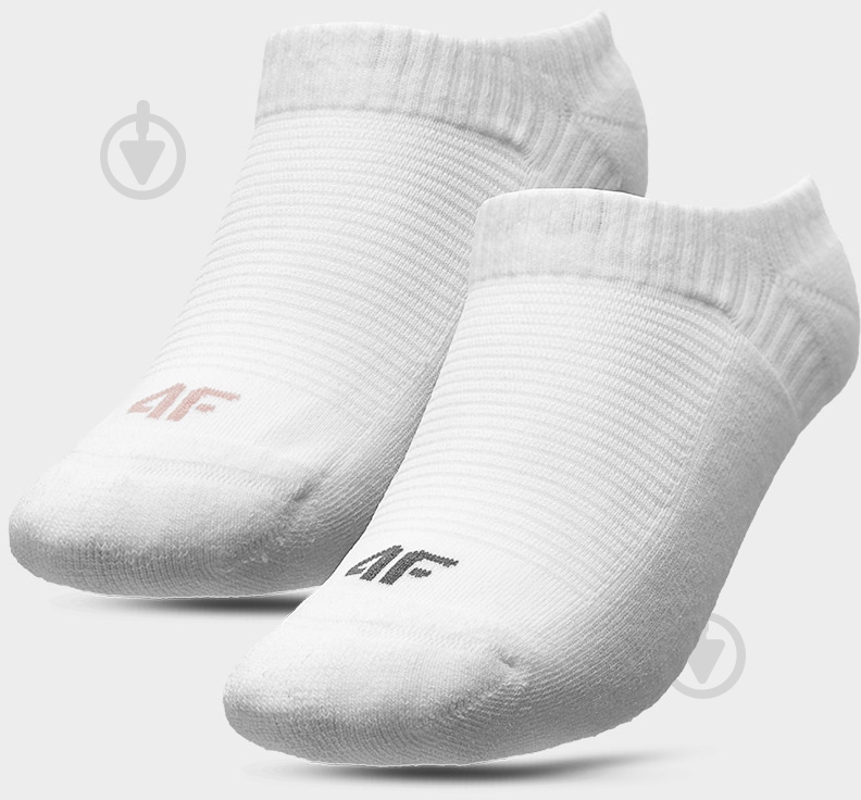Носки 4F SOCKS FNK 4FSS23UFSOF071-10S р.39-42 белый 2 шт. - фото 1 Носки 4F SOCKS FNK 4FSS23UFSOF071-10S р.39-42 белый 2 шт. - фото 1