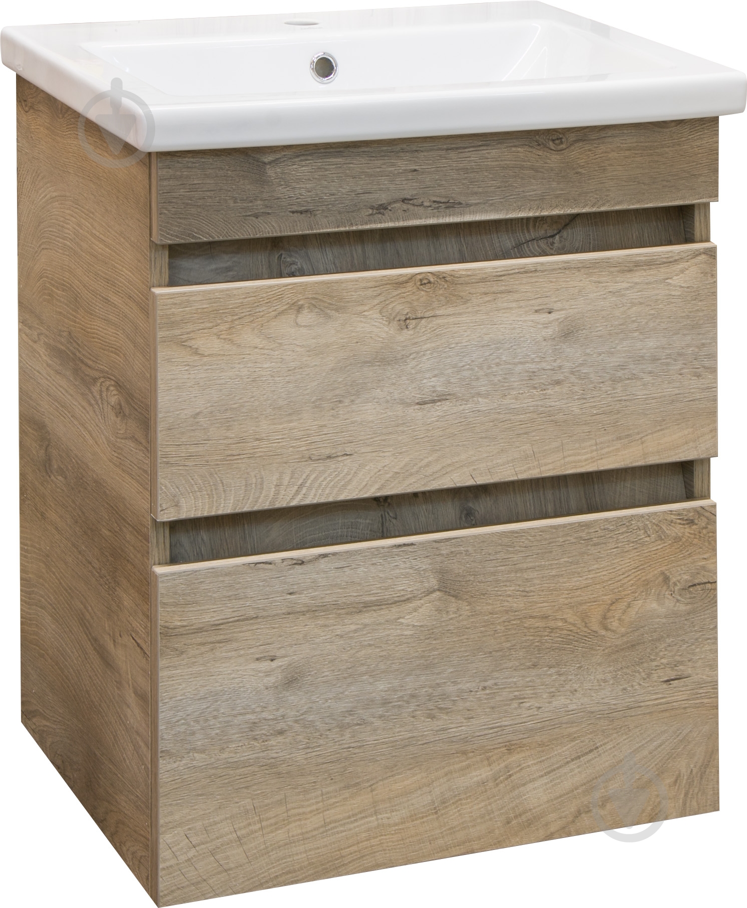 Тумба подвесная ScandiSPA TEXTURE-60+COMO-60 Oak - фото 1 Тумба подвесная ScandiSPA TEXTURE-60+COMO-60 Oak - фото 1