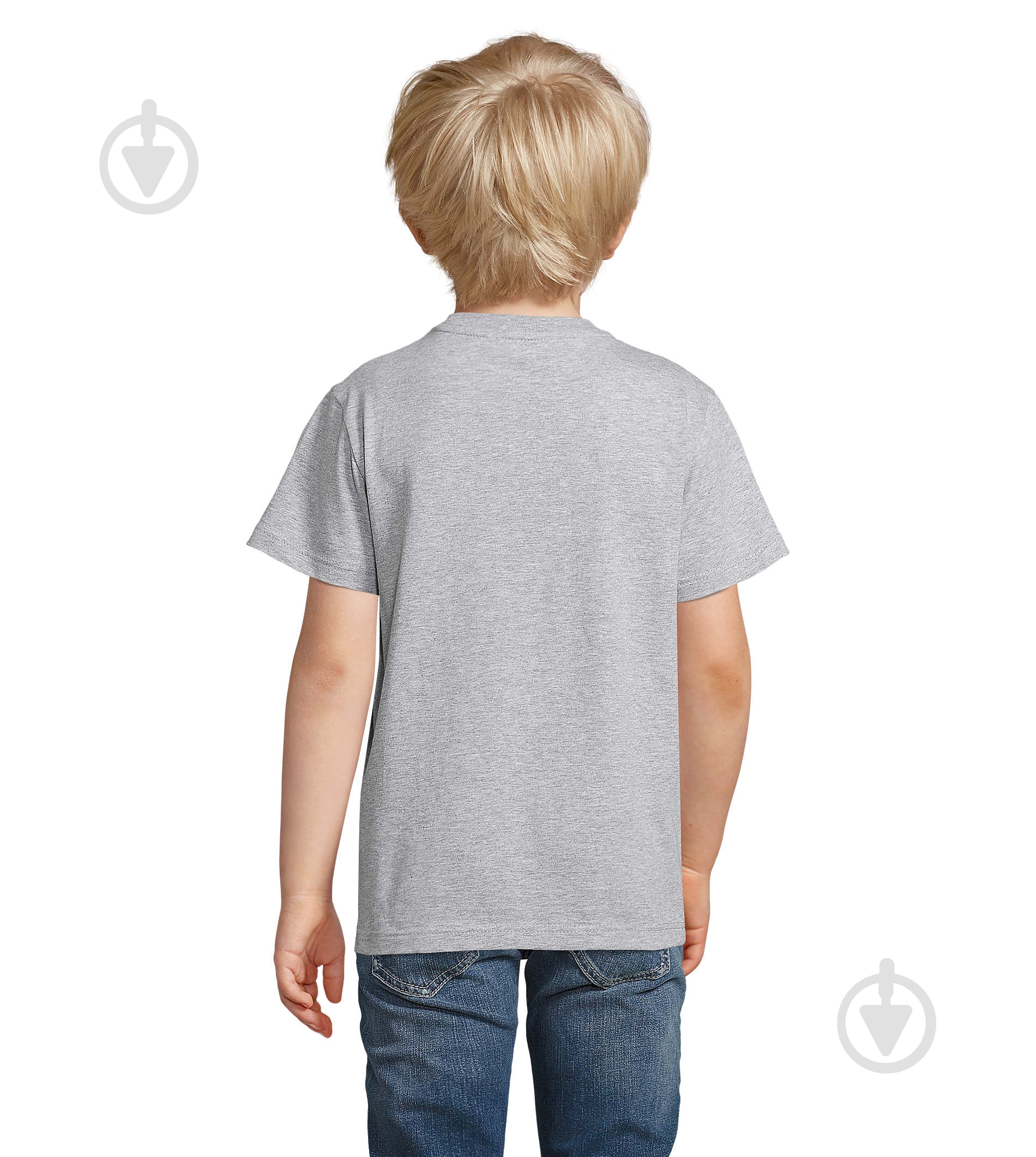 Футболка для хлопчиків Sol's REGENT KIDS р.86/92 сірий меланж 1197035002A - фото 2 Футболка для хлопчиків Sol's REGENT KIDS р.86/92 сірий меланж 1197035002A - фото 2