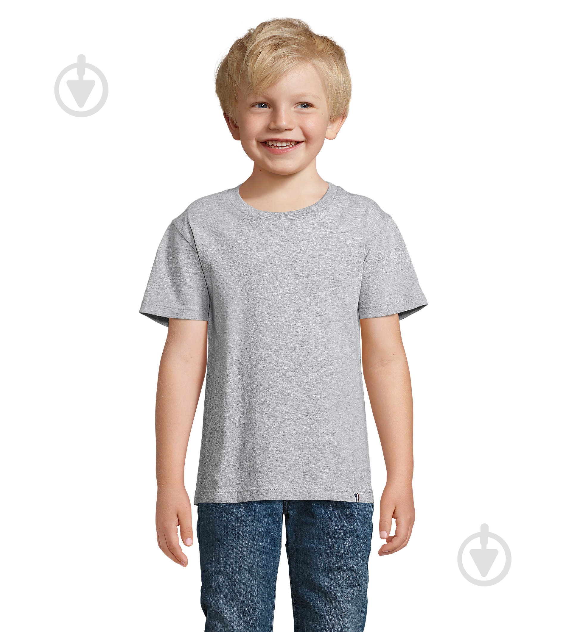 Футболка для хлопчиків Sol's REGENT KIDS р.104/110/116 сірий меланж 1197035006A - фото 1 Футболка для хлопчиків Sol's REGENT KIDS р.104/110/116 сірий меланж 1197035006A - фото 1