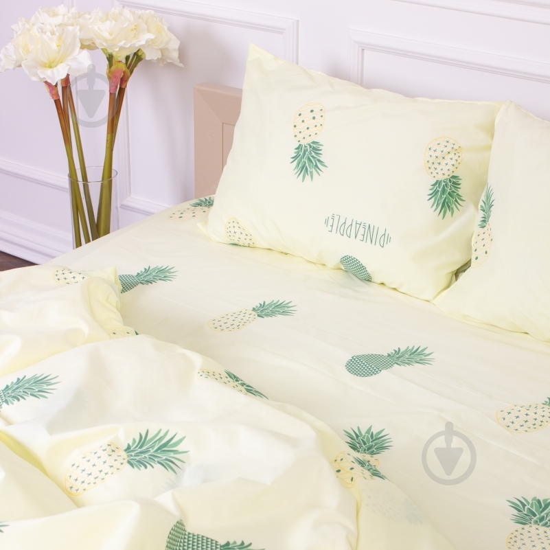 Комплект постельного белья MirSon 15-0602 Ananas мульти - фото 5
