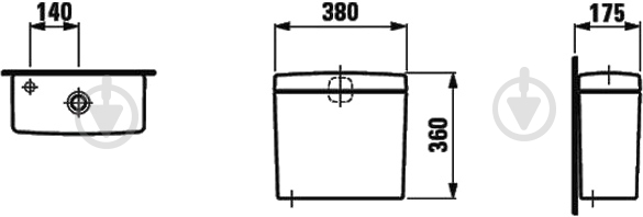 Бачок для унитаза Laufen Pro H8269530008731 - фото 2