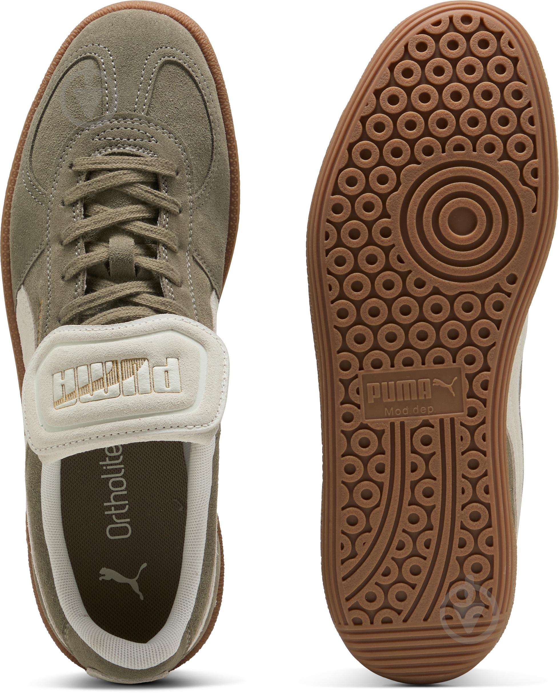 Кеди чоловічі демісезонні Puma Palermo PREMIUM Suede 40235002 р.42,5 хакі - фото 6 Кеди чоловічі демісезонні Puma Palermo PREMIUM Suede 40235002 р.42,5 хакі - фото 6