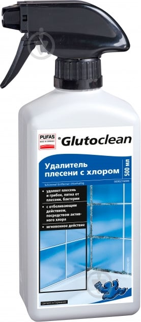 Средство Glutoclean Удалитель плесени с хлором 0,5 л - фото 1