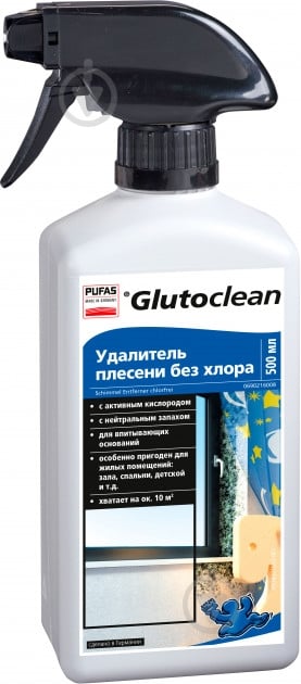 Средство Glutoclean Удалитель плесени без хлора 0,5 л - фото 1