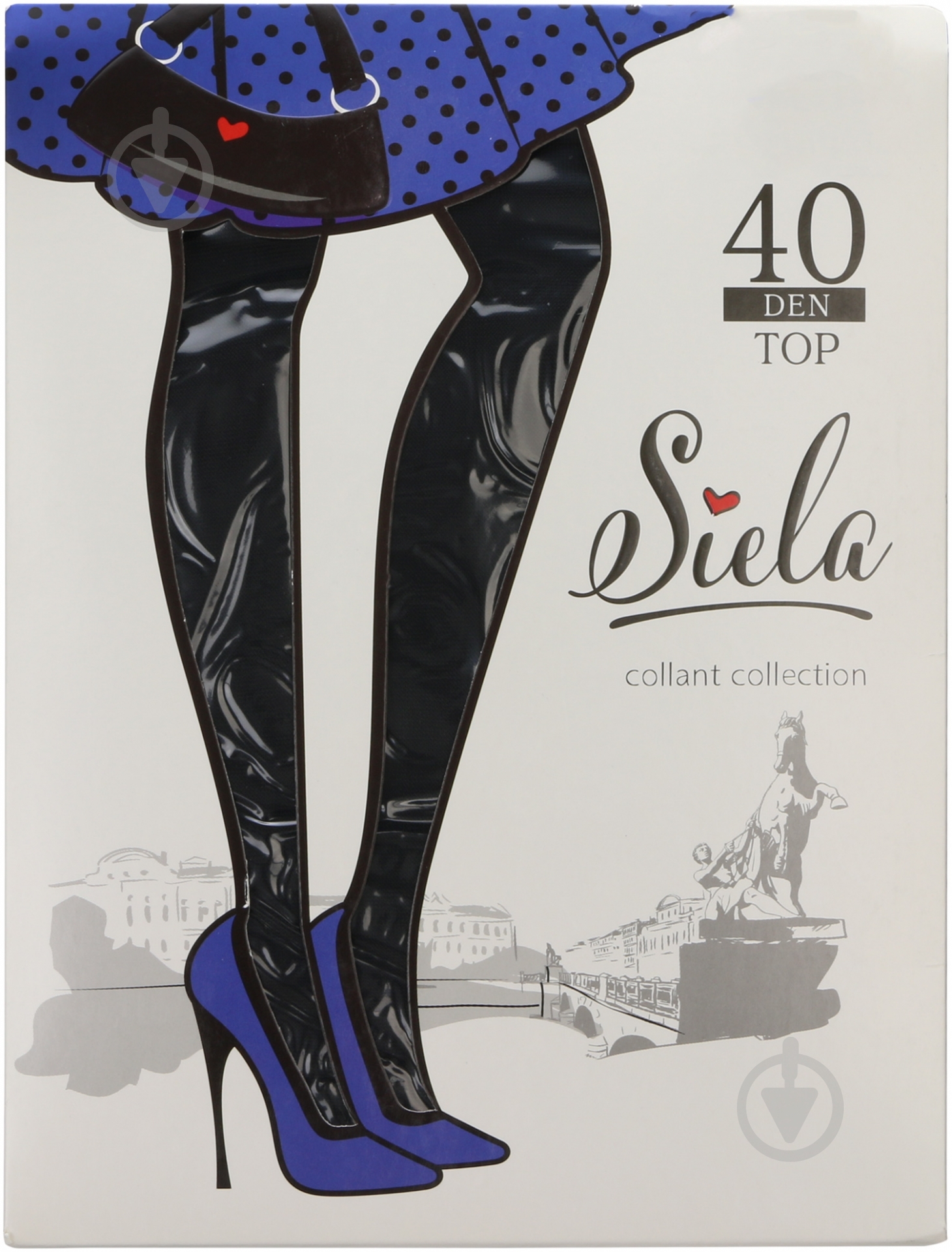 Колготки SIELA TOP 40 den tabaco р. 4 коричневый - фото 1