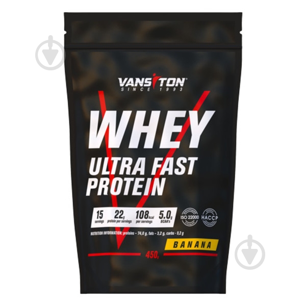 Протеин Vansiton ULTRA PRO Банан 450 г - фото 1