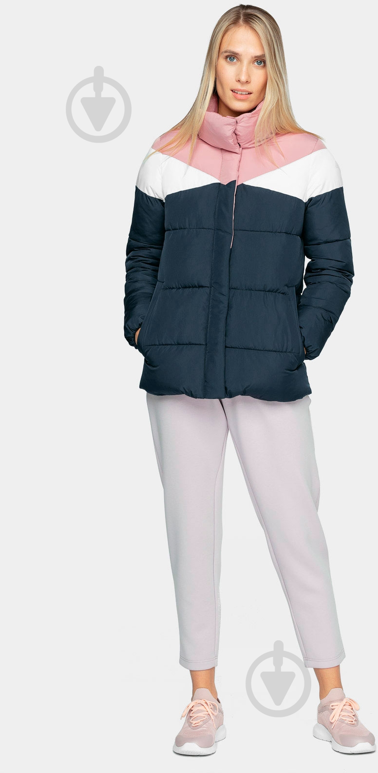 Куртка женская зимняя 4F H4Z21-KUDP007-30S р.XS темно-синяя - фото 1