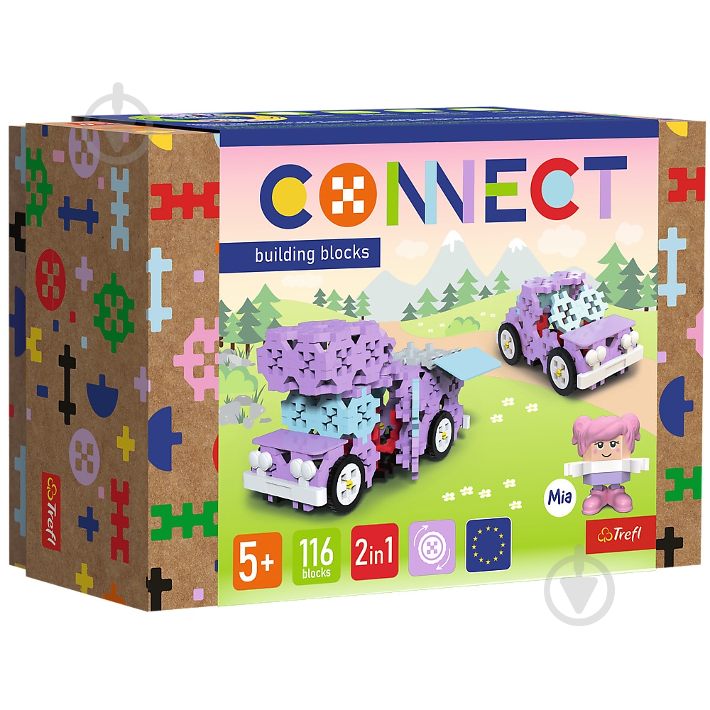 Конструктор Trefl 2в1, 116 деталей 61968 - фото 1