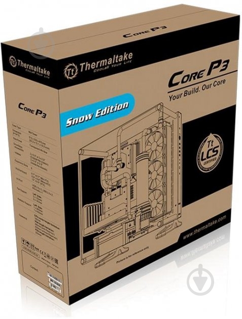 Корпус Thermaltake Core P3 Tempered Glass Snow Edition - фото 18 Корпус Thermaltake Core P3 Tempered Glass Snow Edition - фото 18