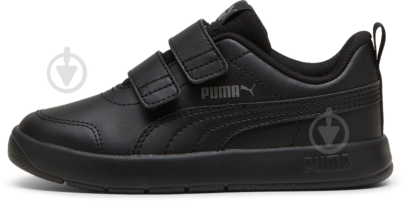 Кросівки дитячі демісезонні Puma COURTFLEX V3 V PS 39764201 р.32,5 чорні - фото 1