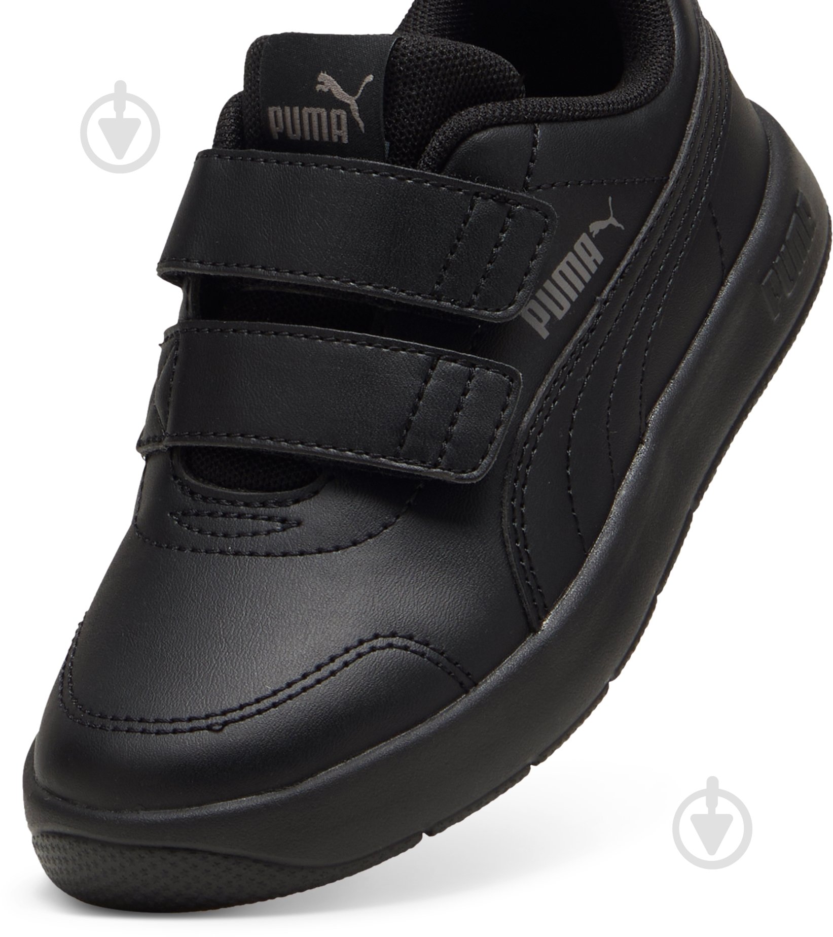 Кросівки дитячі демісезонні Puma COURTFLEX V3 V PS 39764201 р.32,5 чорні - фото 4