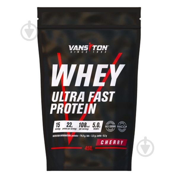 Протеїн Vansiton ULTRA PRO Вишня 450 г - фото 1