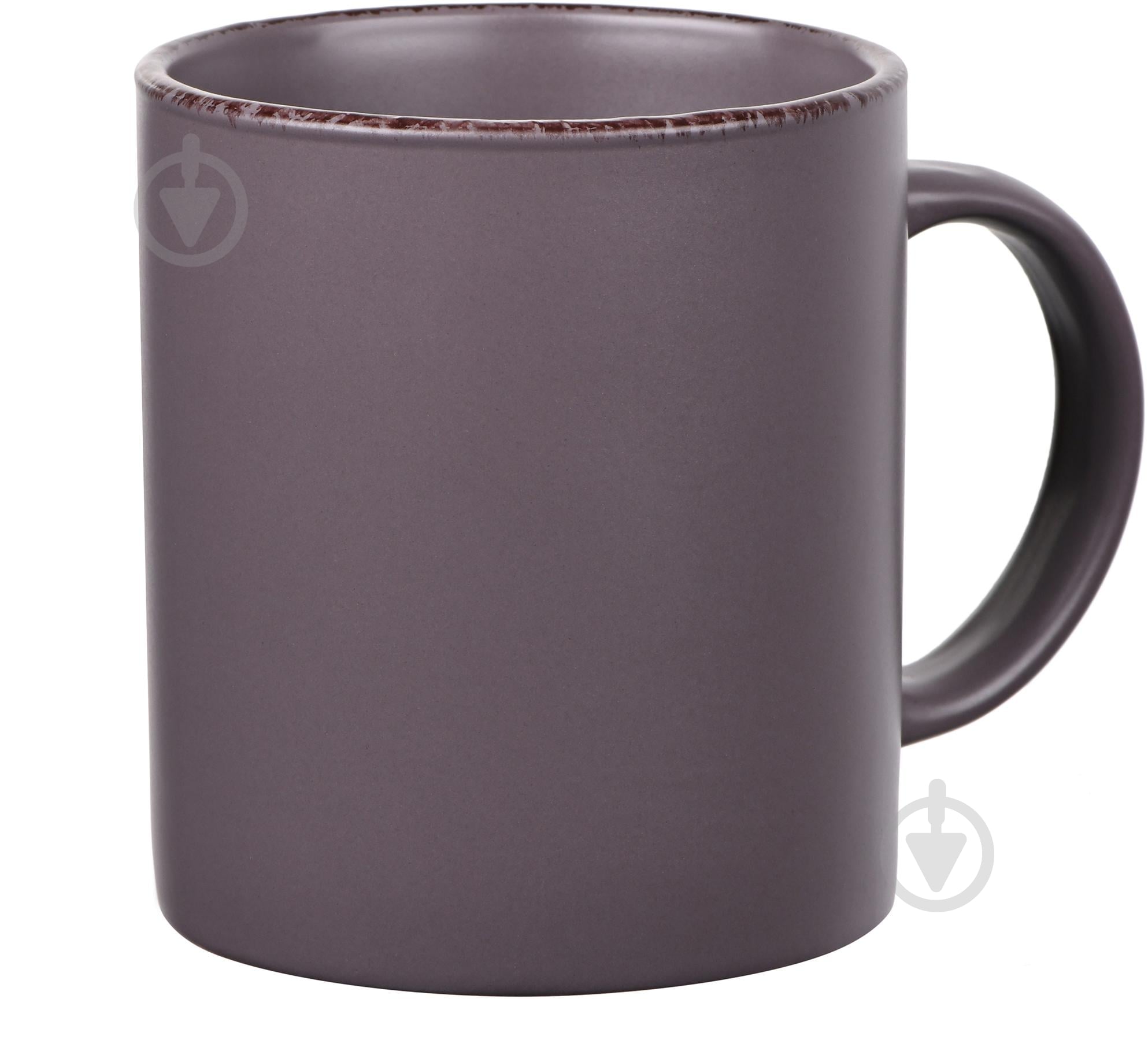 Чашка Ardesto Lucca 360 мл Grey brown AR2930GMC - фото 1