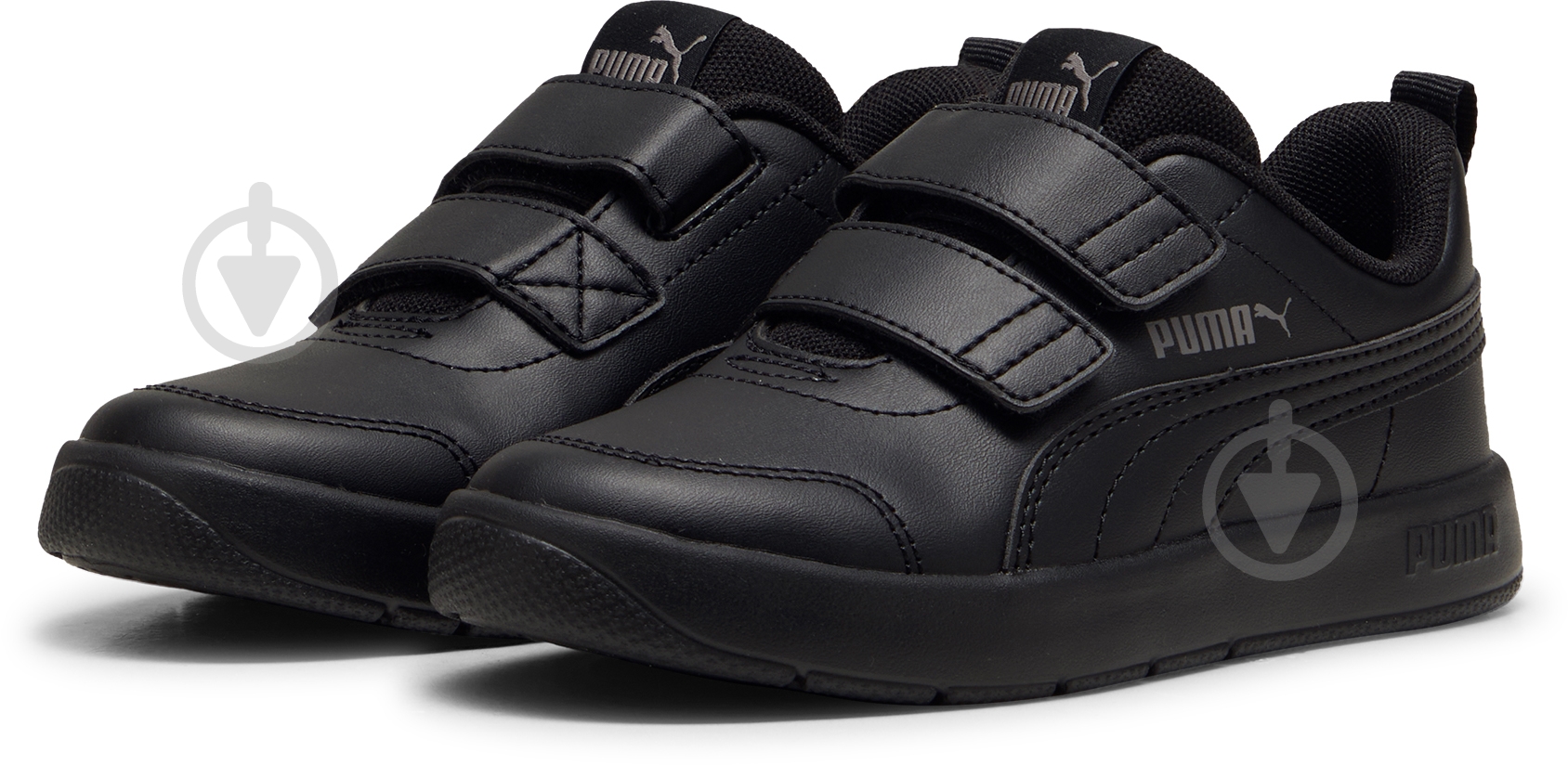 Кросівки дитячі демісезонні Puma COURTFLEX V3 V PS 39764201 р.35 чорні - фото 3