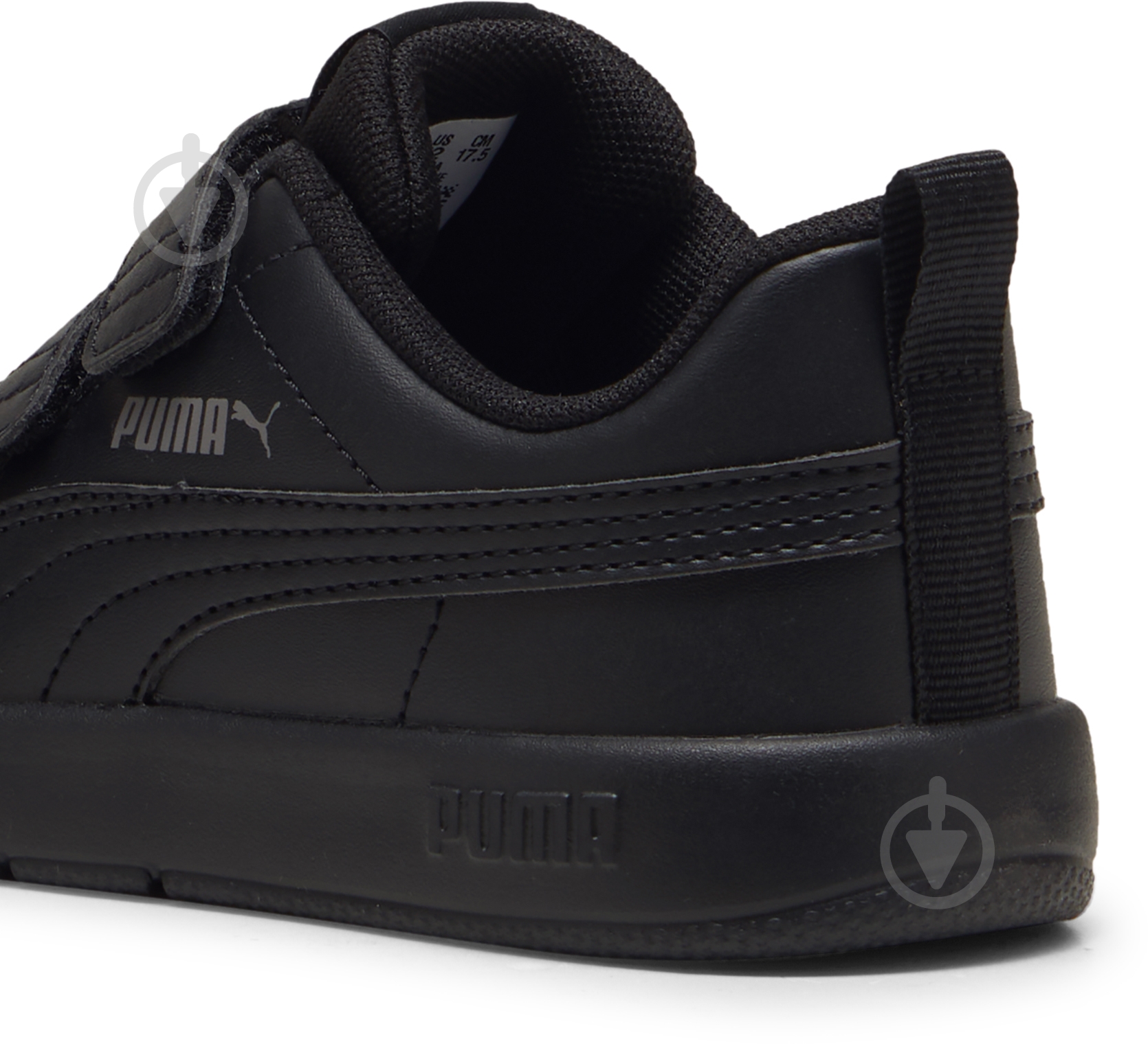 Кросівки дитячі демісезонні Puma COURTFLEX V3 V PS 39764201 р.35 чорні - фото 5