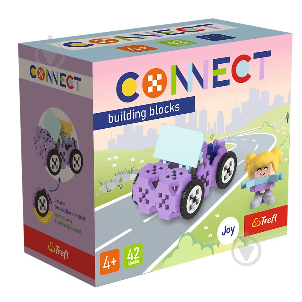 Конструктор Trefl Машина, 42 деталей 62043 - фото 1