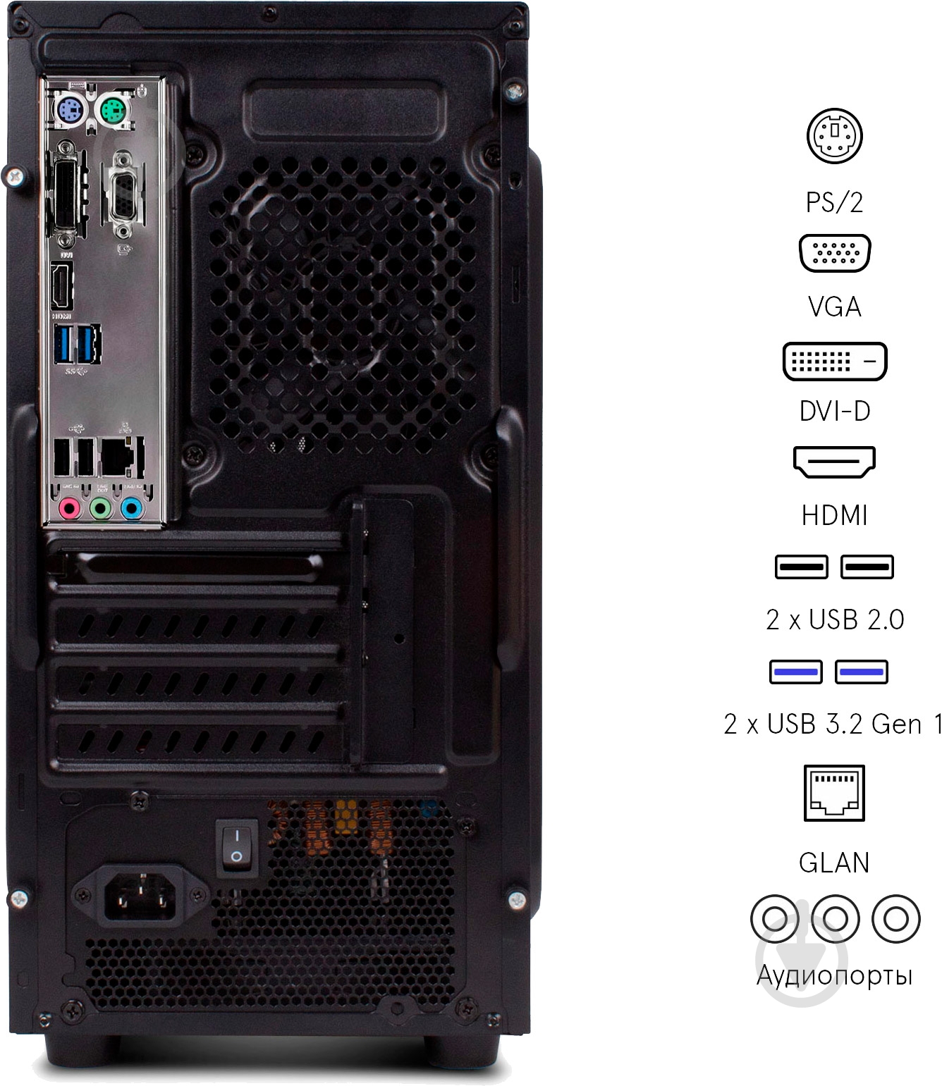 Комп'ютер Everest Business 3020 (3020_1505) black - фото 9