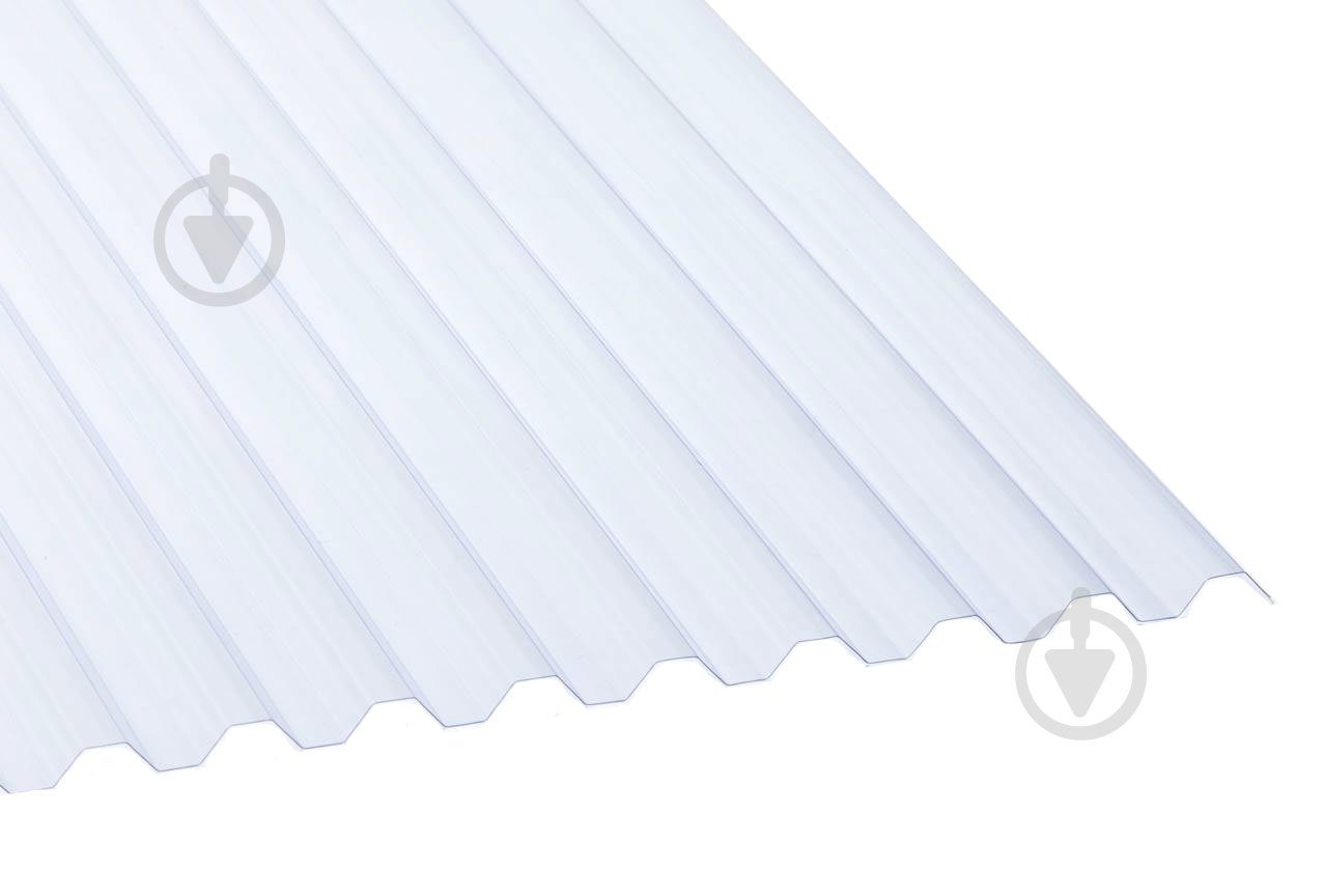 Прозрачный лист ПВХ PALRAM Onduclair 2x0,9м x 0,9мм трапеция - фото 1 Прозрачный лист ПВХ PALRAM Onduclair 2x0,9м x 0,9мм трапеция - фото 1