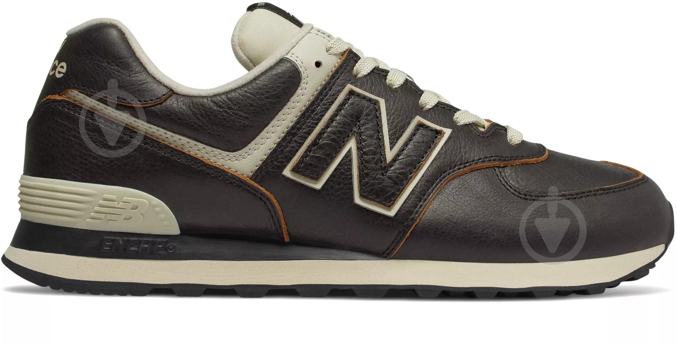 茶 aimo ᐉ Кросівки чоловічі зимові New Balance ML574LPK р.41,5 коричневі