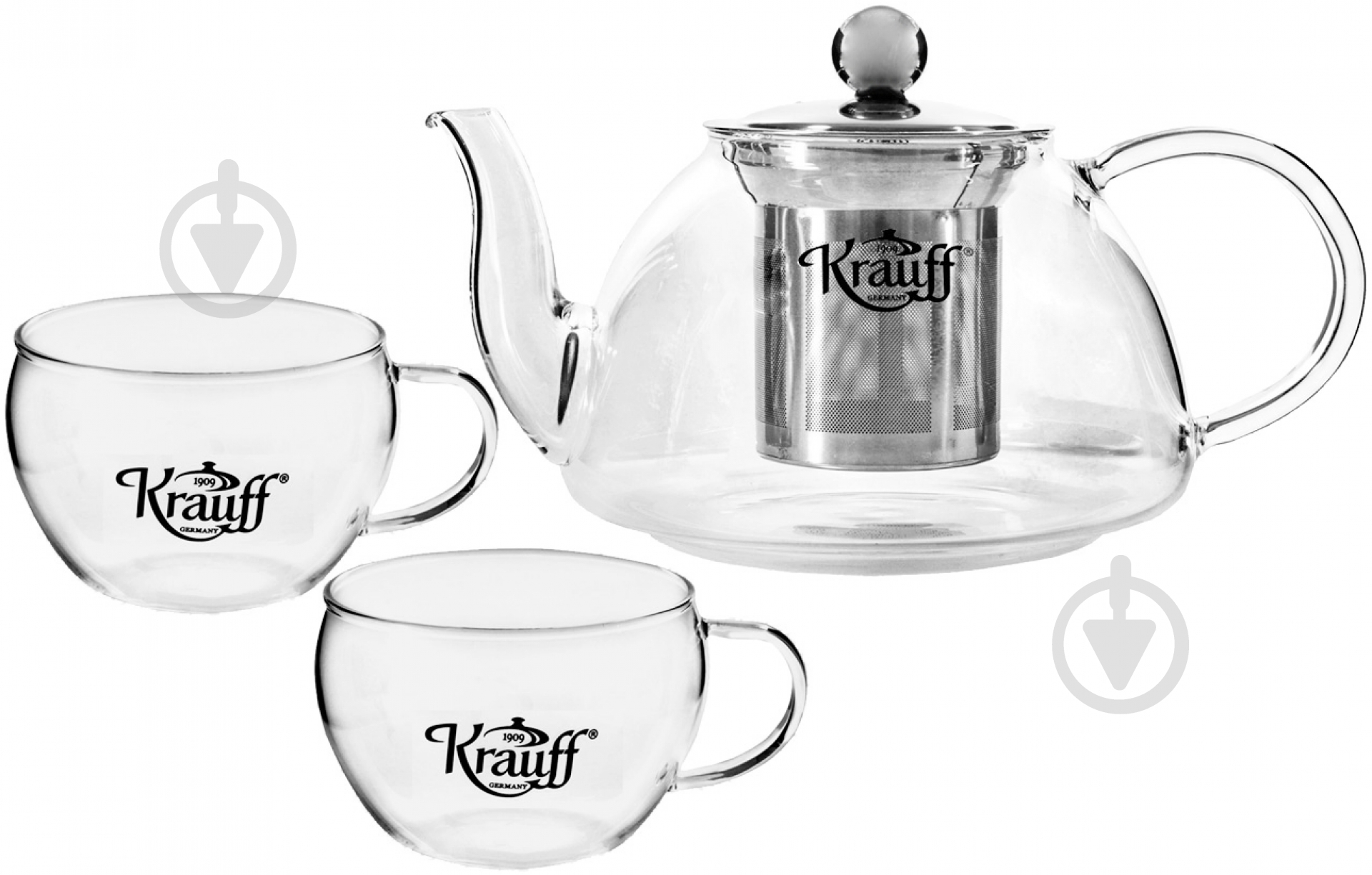 Набір для чаю Krauff 3 предмети 26-177-028 - фото 1