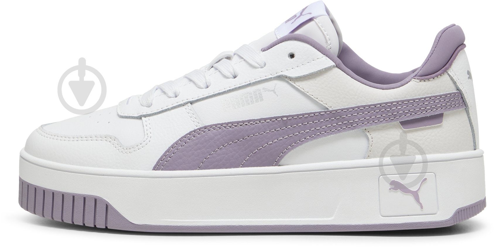 Кроссовки для девочек демисезонные Puma CARINA STREET JR 39384612 р.36 белые - фото 1