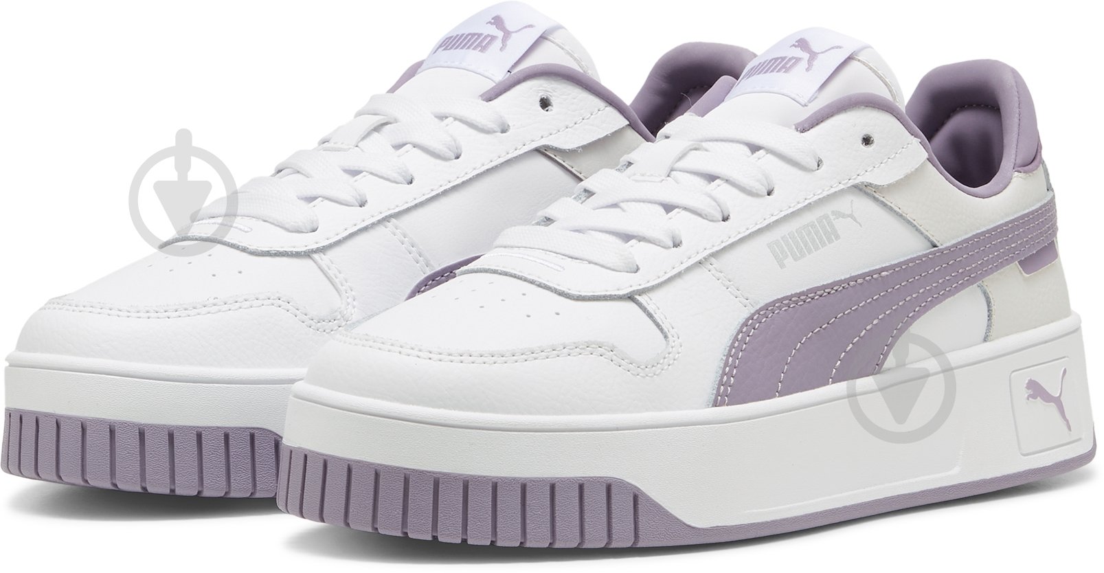 Кроссовки для девочек демисезонные Puma CARINA STREET JR 39384612 р.36 белые - фото 3