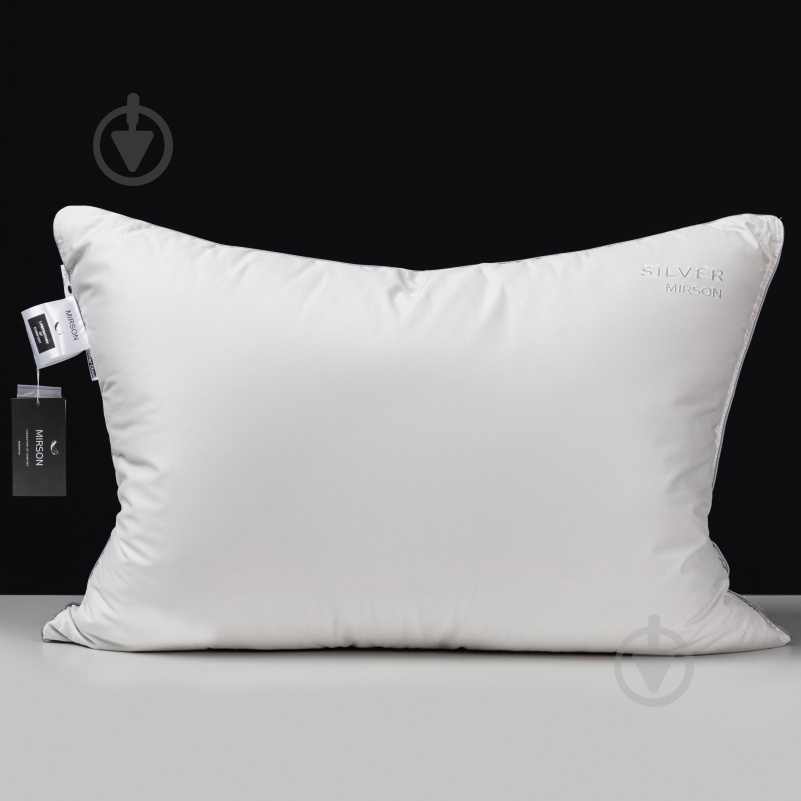 Подушка №1012 Silver Cloud Eco-Soft м’яка MirSon 60x60 см білий - фото 3