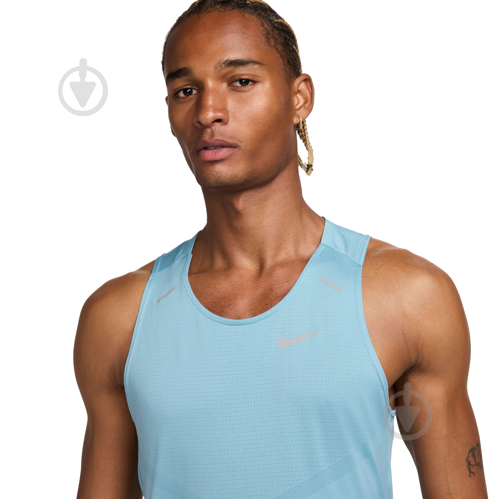ᐉ Футболка Nike NK DF RISE 365 TANK CZ9179-464 р.2XL голубой