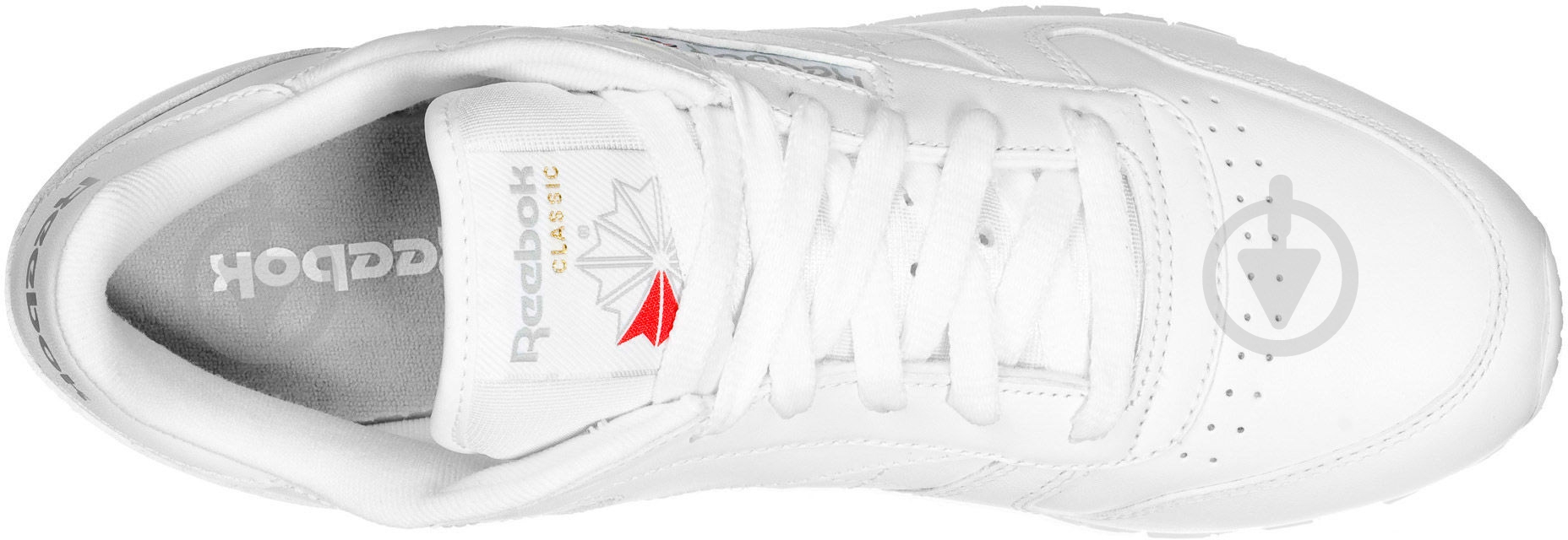 Кроссовки мужские демисезонные Reebok CL LTHR 2232 р.40,5 белые - фото 4