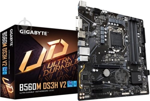 Материнская плата Gigabyte B560M DS3H V2 (Socket 1200, Intel B560, micro ATX) - фото 5