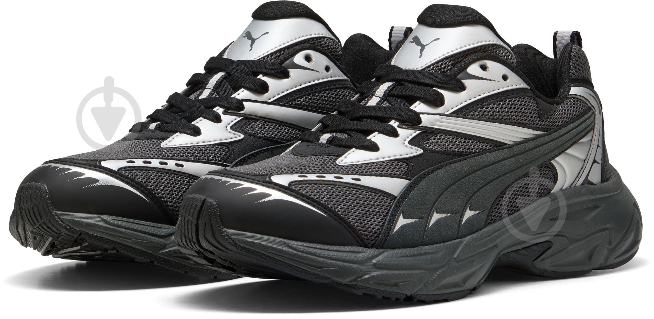 Кросівки чоловічі демісезонні Puma MORPHIC RETRO 39592007 р.42,5 чорні - фото 3